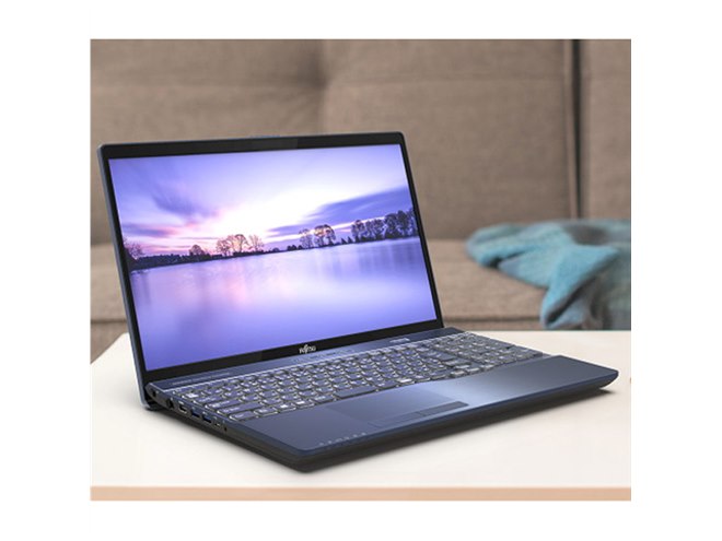 富士通、ベーシックモデルの15.6型ノートPC「LIFEBOOK AHシリーズ