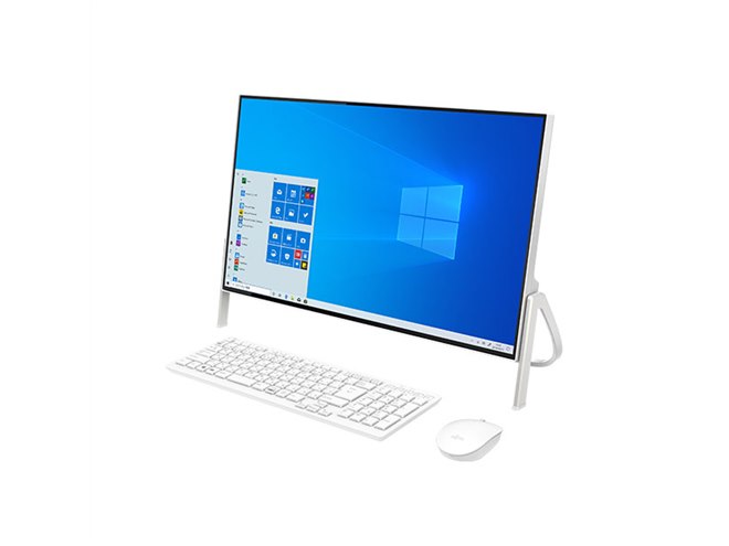 富士通、4辺狭額フレームを採用した23.8型一体型パソコン「ESPRIMO FH