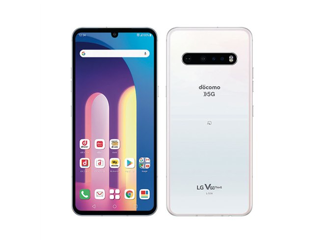 ドコモ、2画面対応の5Gスマホ「LG V60 ThinQ 5G L-51A」発売日決定