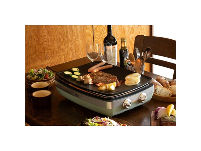 Aladdin、平面ホットプレートが使える「グラファイト マジックグリラー