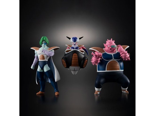 音声ギミック内蔵のUFO型台座が付属した「フリーザ軍襲来編