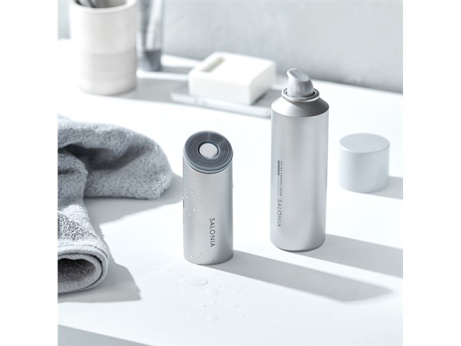 SALONIA、泡と音波振動で“こすらない” 洗顔を実現する「イオン