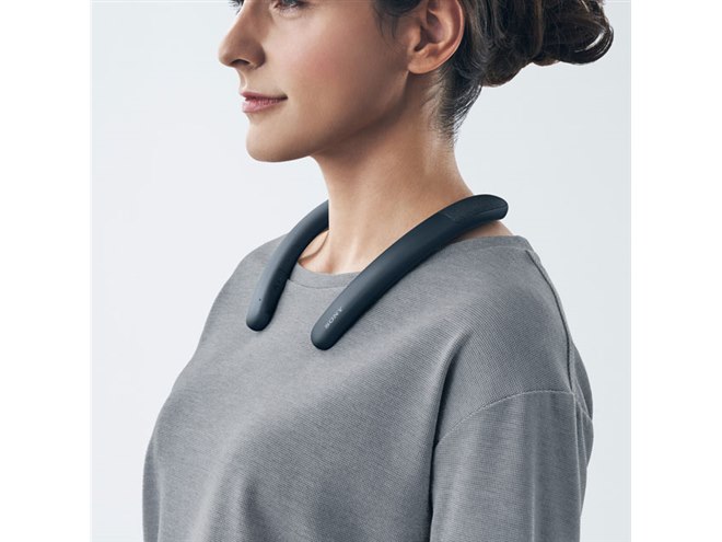 ソニー、IPX4防滴ワイヤレスネックバンドスピーカー「SRS-NB10」を約