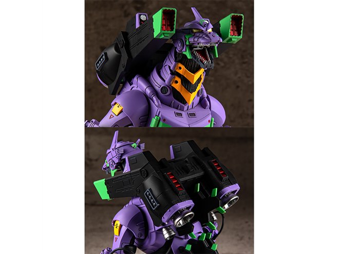 ゴジラ対エヴァンゲリオン」3式機龍が初号機カラーでプラモデル化