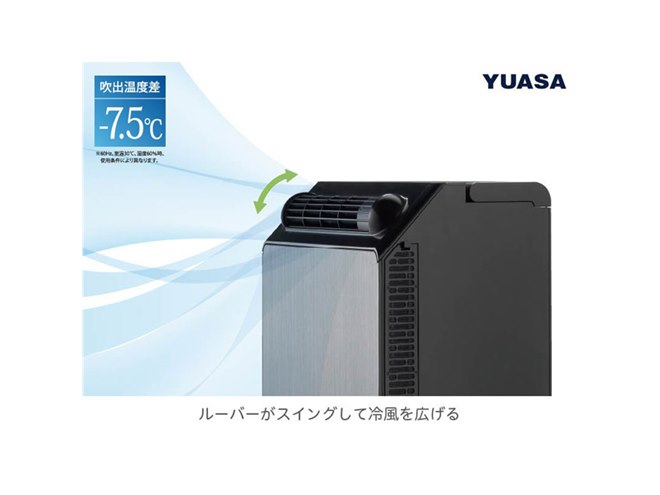 ユアサプライムス、組立・工事不要の「どこでもスモールクーラー