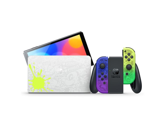 スプラトゥーン3」デザインのNintendo Switch（有機ELモデル）を8/26