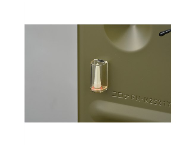 コロナ、低出力のポータブル電源で運転できる石油ファンヒーター「FH