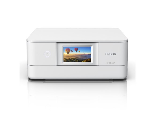 エプソン、4.3型タッチ液晶付き「カラリオ EP-884A」などA4複合機3機種