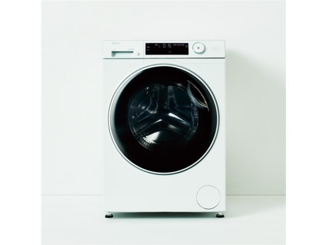 ハイアール、“乾燥機能をあえて省いた”コンパクト設計のドラム式洗濯機