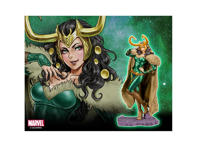 コトブキヤ、雷神ソーの弟を女性化した「MARVEL美少女 ロキ」を