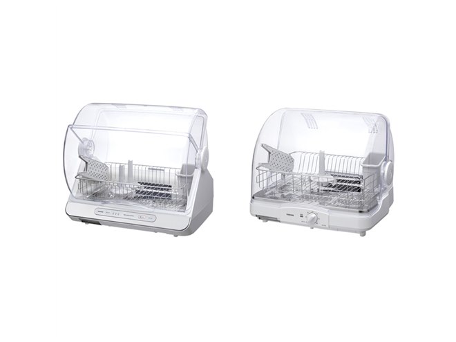 東芝、熱風吹き出し口90度の高温熱風で食器を乾燥させる「VD-V10S