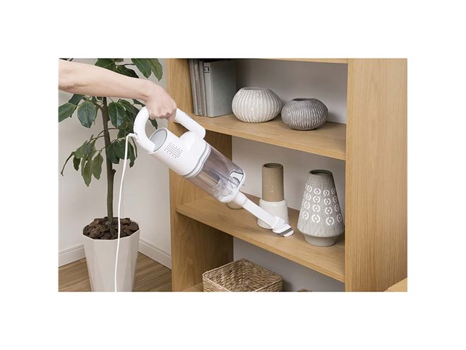 CCP、水拭きも可能な「コード式スティッククリーナー 水ぶきプラス