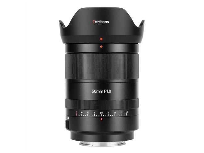 七工匠、フルサイズ対応の標準単焦点レンズ「50mm F1.8 AF」ソニーE用
