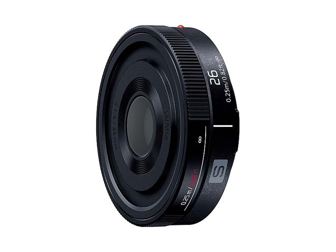 パナソニック、31,900円でMF仕様のパンケーキレンズ「LUMIX S 26 mm F8