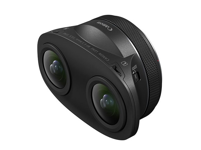 キヤノン、APS-Cカメラ対応の3D VRレンズ「RF-S3.9mm F3.5 STM DUAL