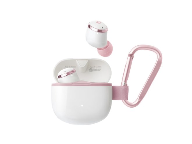 GLIDiC、ストラップ＆カラビナ付きケースを備えた完全ワイヤレス