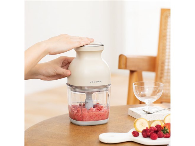 レコルト、フードプロセッサー「カプセルカッター」にコードレスタイプ