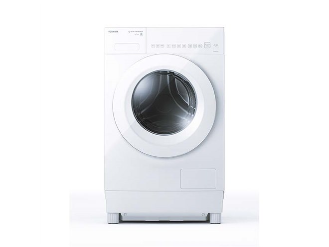 東芝、洗濯8kg/乾燥4kgで省スペースに設置できるドラム式洗濯乾燥機