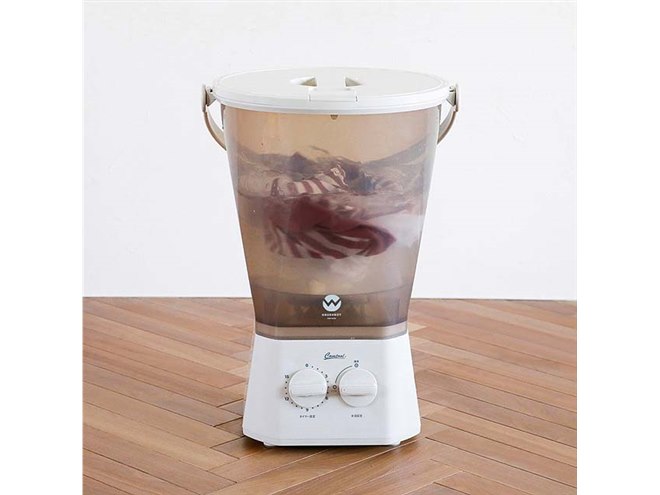 シービージャパン、靴洗い・分け洗いができるバケツ型洗濯機