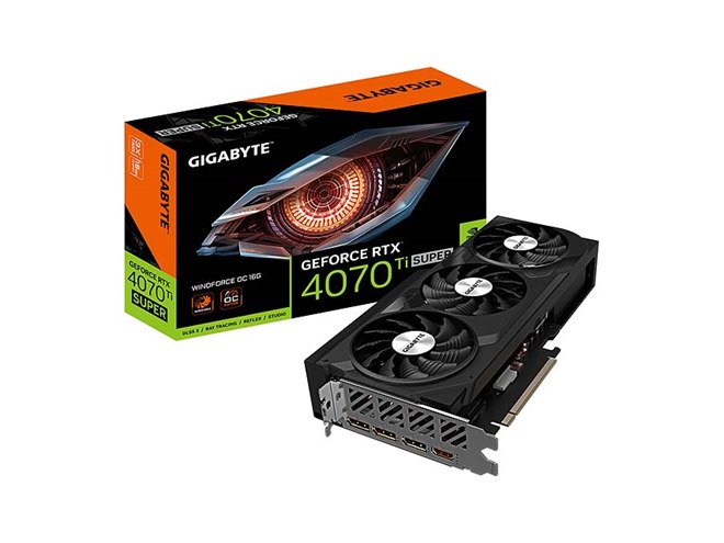 GIGABYTE、「GeForce RTX 4070 Ti SUPER」を搭載したビデオカード