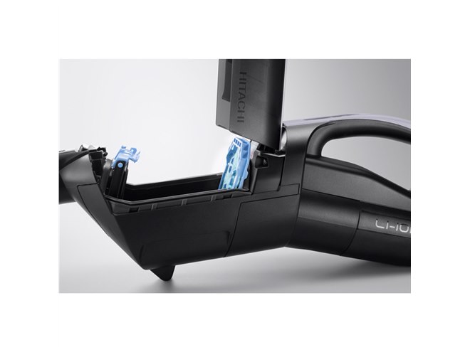 日立、「約2か月分相当のごみをためられる」とうたう紙パック式