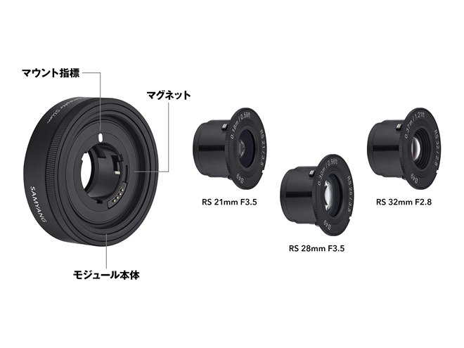 サムヤン、ソニーEマウント用光学式AFレンズ3種セットを10月25日に発売