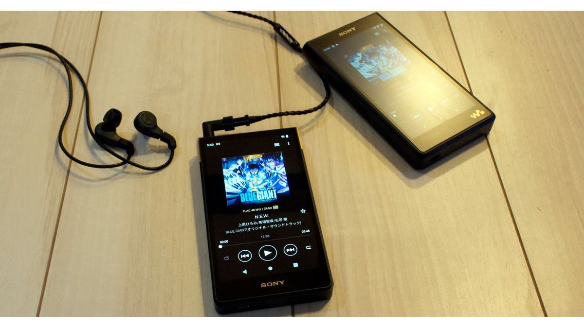 ソニーのウォークマン「NW-ZX707」をあらゆる面から「NW-WM1AM2」と