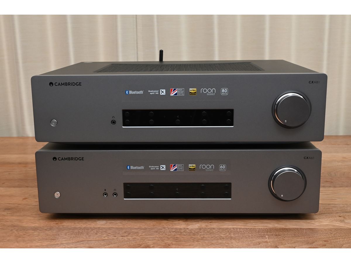 どっちを選ぶ？ケンブリッジオーディオの最新プリメインアンプ「CXA81