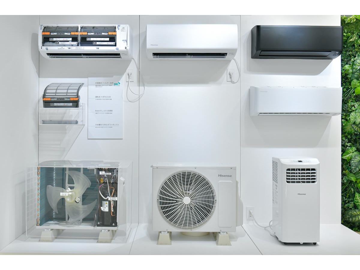 ハイセンスから新型エアコンが登場！ 注目は自動掃除機能＆Wi-Fi対応