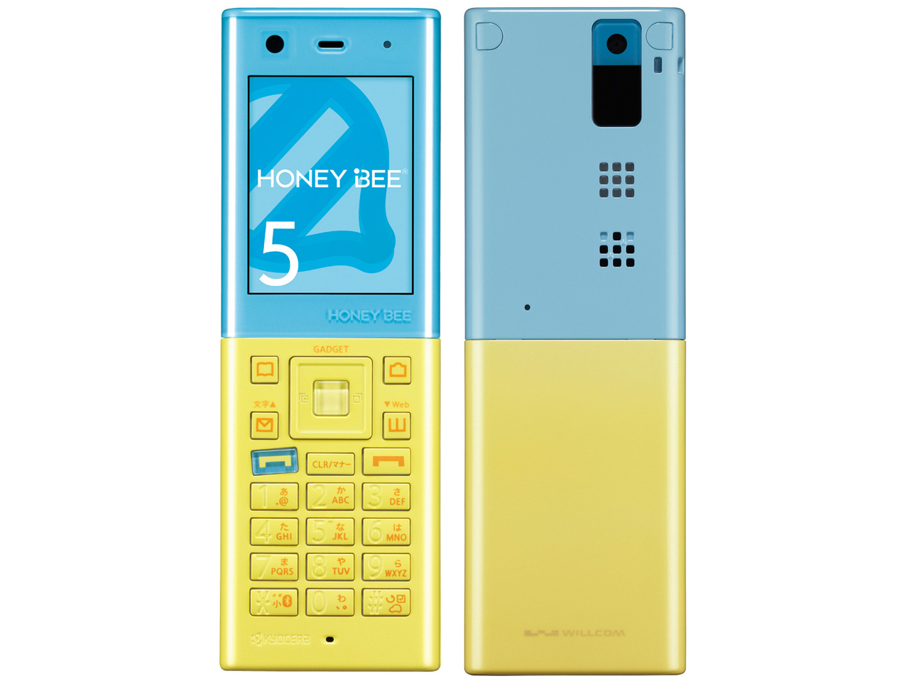 京セラ HONEY BEE 5 WX07K [ブルー&イエロー] 価格比較 - 価格.com