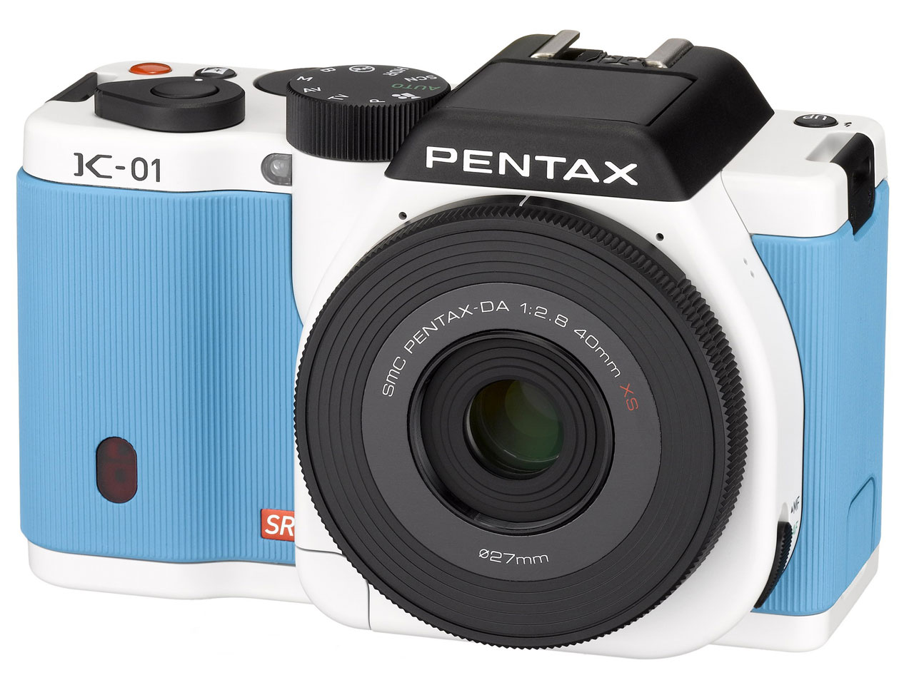 ペンタックス PENTAX K-01 レンズキット [ホワイト×ブルー] 価格比較