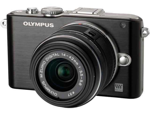 オリンパス OLYMPUS PEN Lite E-PL3 ダブルズームキット [ブラック