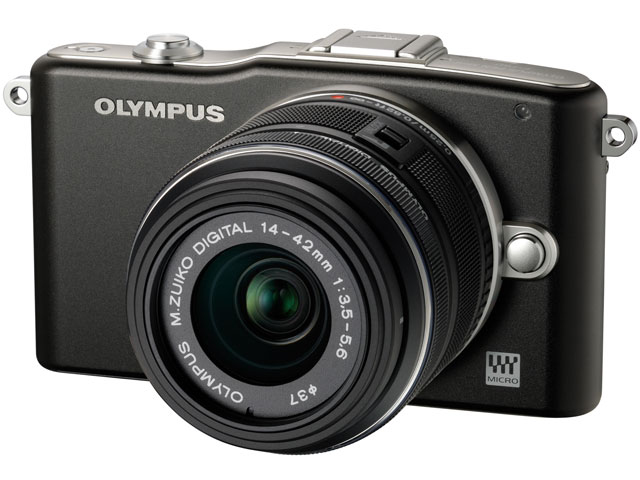 オリンパス OLYMPUS PEN mini E-PM1 ツインレンズキット [ブラック