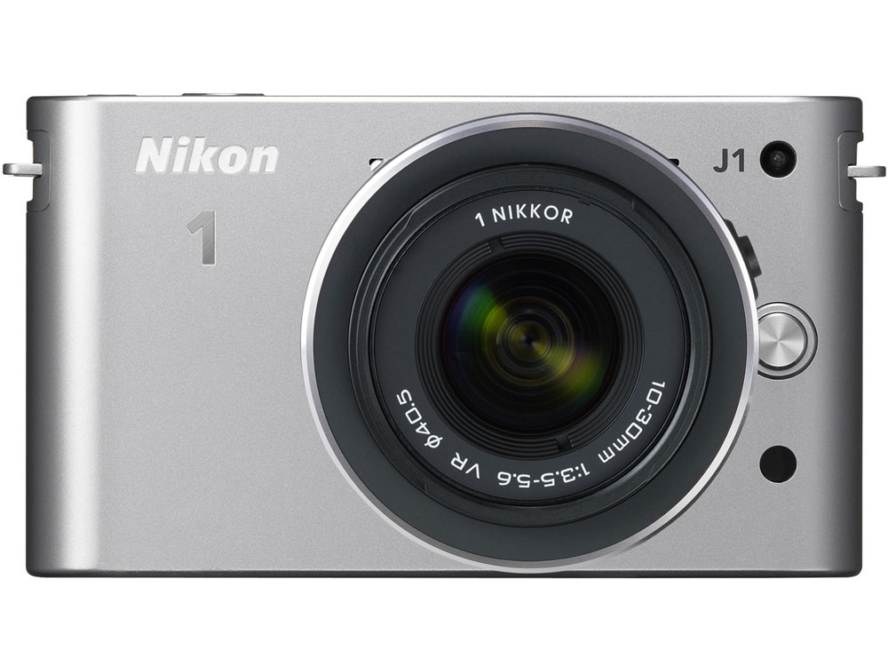ニコン Nikon 1 J1 標準ズームレンズキット [シルバー] 価格比較