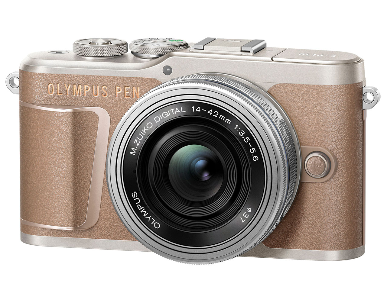 オリンパス OLYMPUS PEN E-PL10 EZダブルズームキット [ブラウン] 価格