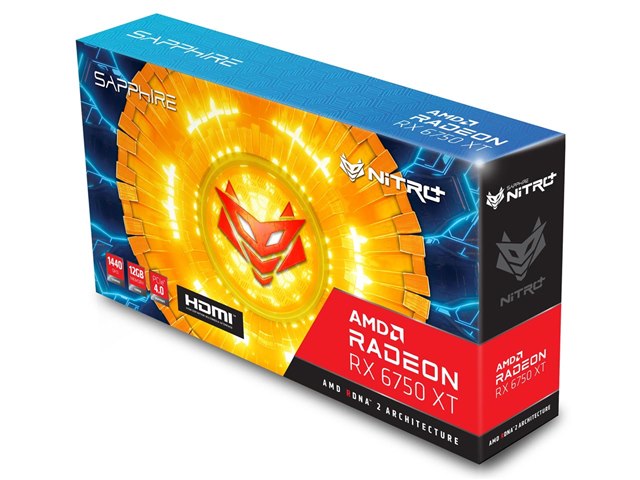 SAPPHIRE NITRO+ Radeon RX 6750 XT GAMING OC 12GB GDDR6 [PCIExp