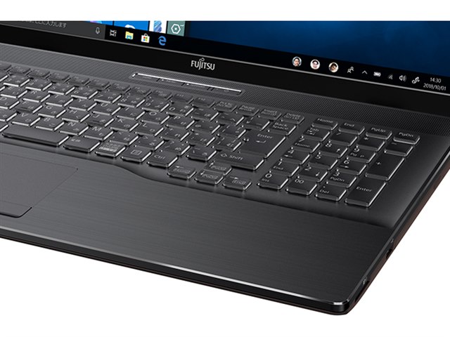 FMV LIFEBOOK NH90/D2 FMVN90D2B [ブライトブラック]の製品画像 - 価格.com