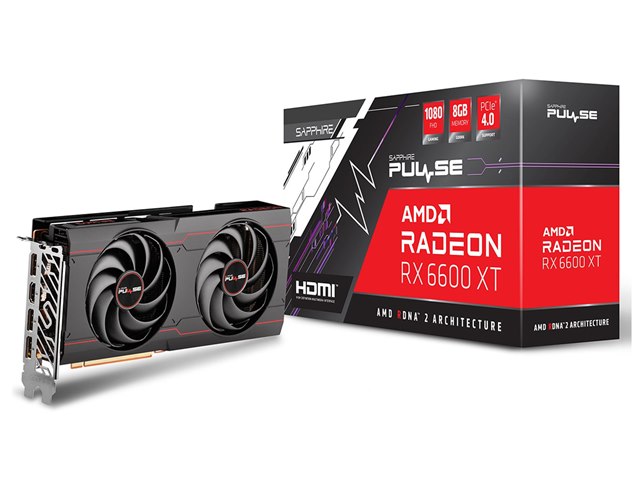 SAPPHIRE PULSE Radeon RX 6600 XT GAMING OC 8G GDDR6 [PCIExp 8GB]の