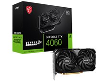 MSI GeForce RTX 4060 VENTUS 2X BLACK 8G OC [PCIExp 8GB] 価格比較