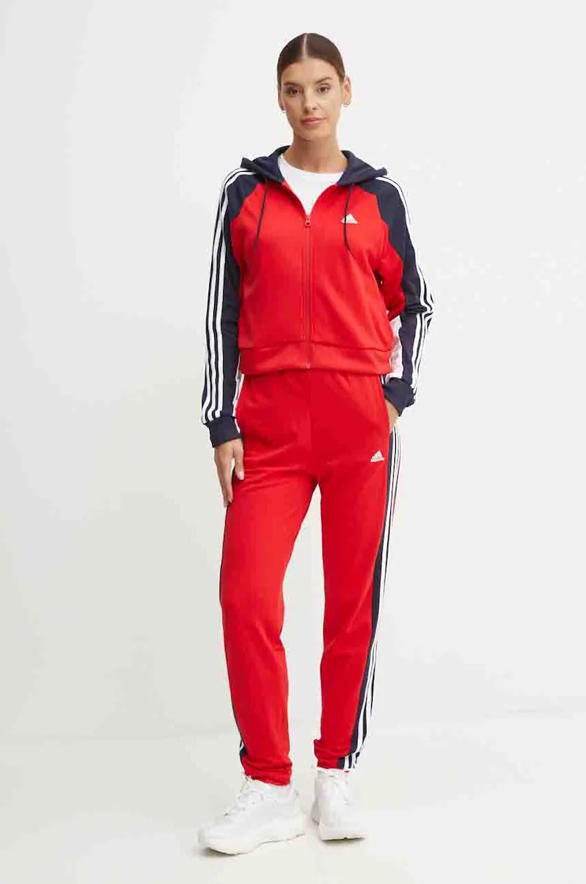 adidas trening Boldblock femei, culoarea rosu, IX9270 | ANSWEAR.ro