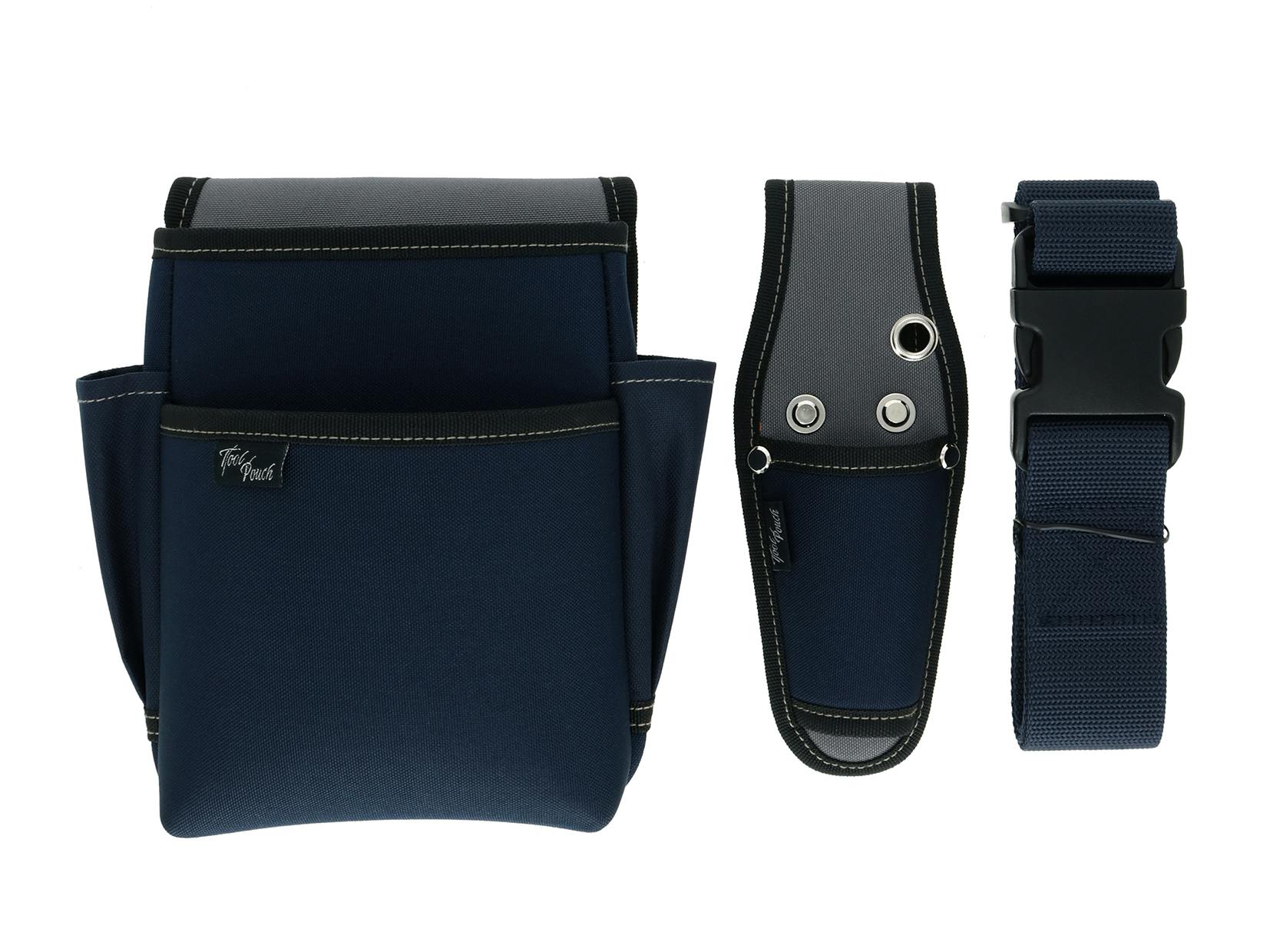 TAKAGI 高儀 電工腰袋2段 ツールケース1丁差し ワンタッチベルト 3点