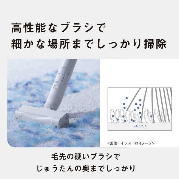 パナソニック コードレススティック掃除機 ホワイト MC-NS100K-W