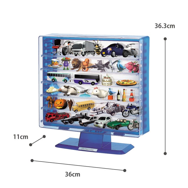 コレクションケース スタンド 背面ミラー 可動棚 ST606 伊勢藤 ISETO I