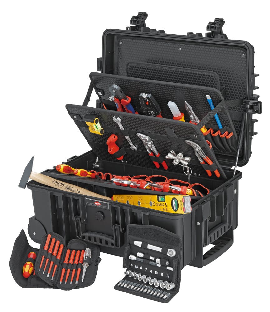 クニペックス 電気技師用ツールセット63PCE 002137 工具セット プロ