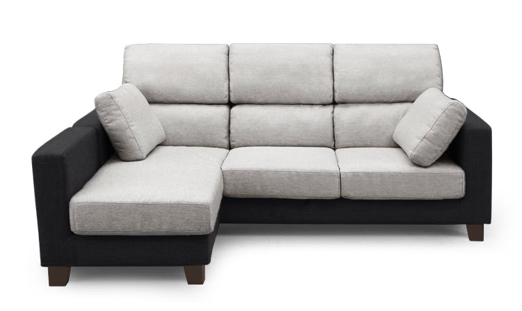 to meet ソファー シンフォニー7GY/BK グレー/ブラック 3人掛け 297500