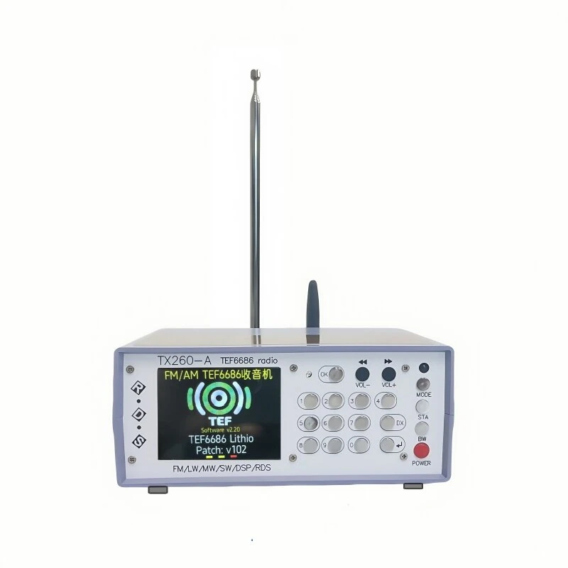 RX260-A TEF6686 Digital Radio FM AM SW Receiver Bluetooth