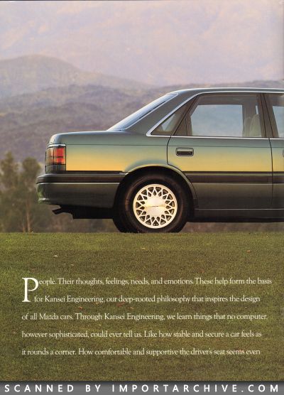 1992 Mazda 626 Brochure - ImportArchive