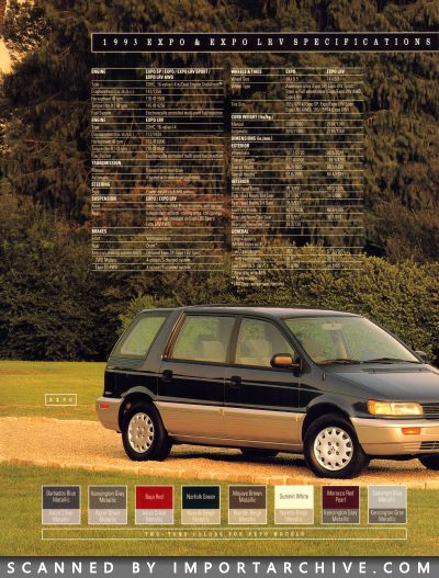 1993 Mitsubishi Expo Brochure - ImportArchive