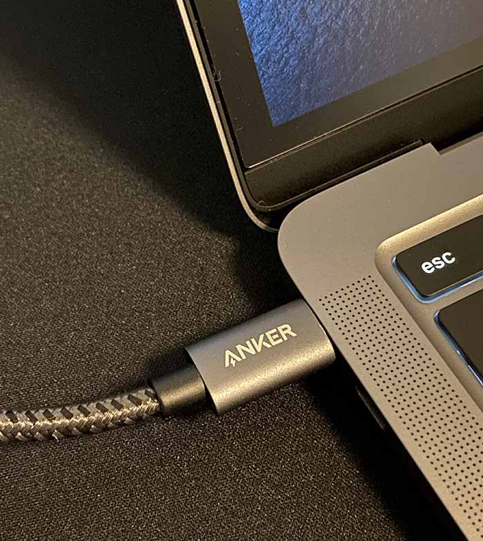 M1 Macbook Air(2020)で使えるUSB-C→HDMI変換ケーブル【Anker USB-C