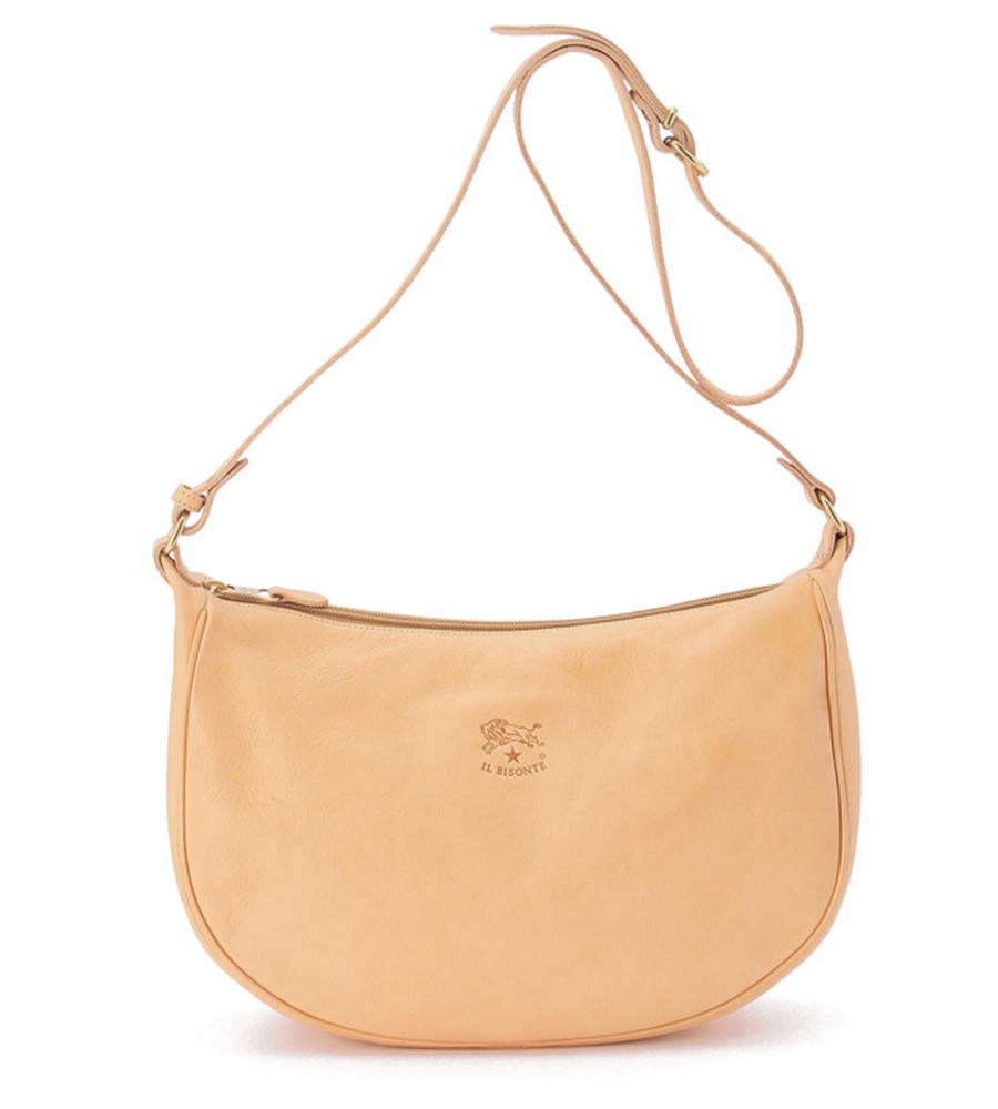 押*切様 イルビゾンテ ショルダーバッグ クロスボディバッグ ヌメ 刻印